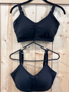 Two Warner’s Easy Does It Wireless Bra Comfort and Support XL